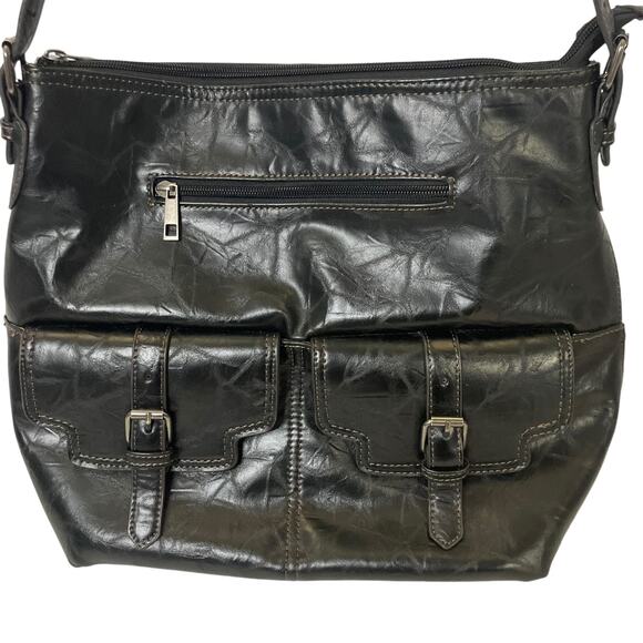 Coral Ridge Women's Black Western Shoulder Bag - Picture 2 of 9